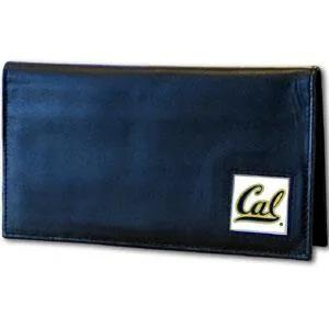 Cal Berkeley Bears Deluxe Leather Checkbook Cover - Siskiyou Buckle