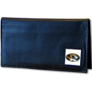 Missouri Tigers Deluxe Leather Checkbook Cover - Flyclothing LLC