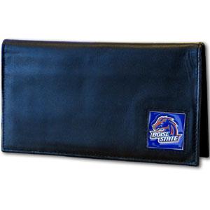 Boise St. Broncos Deluxe Leather Checkbook Cover - Flyclothing LLC