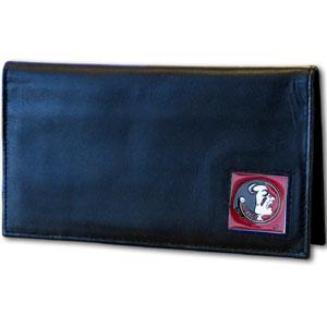 Florida St. Seminoles Deluxe Leather Checkbook Cover - Flyclothing LLC