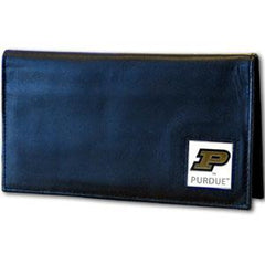 Purdue Boilermakers Deluxe Leather Checkbook Cover - Flyclothing LLC