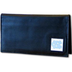 N. Carolina Tar Heels Deluxe Leather Checkbook Cover - Siskiyou Buckle