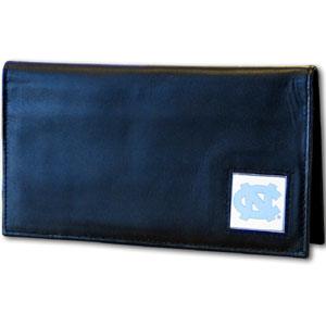N. Carolina Tar Heels Deluxe Leather Checkbook Cover - Flyclothing LLC