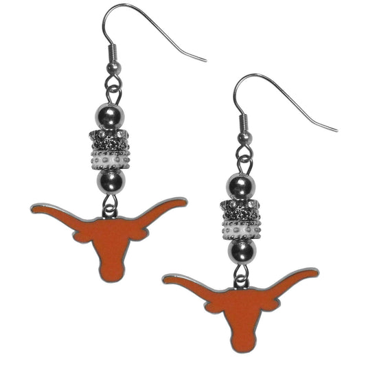 Texas Longhorns Euro Bead Earrings - Flyclothing LLC