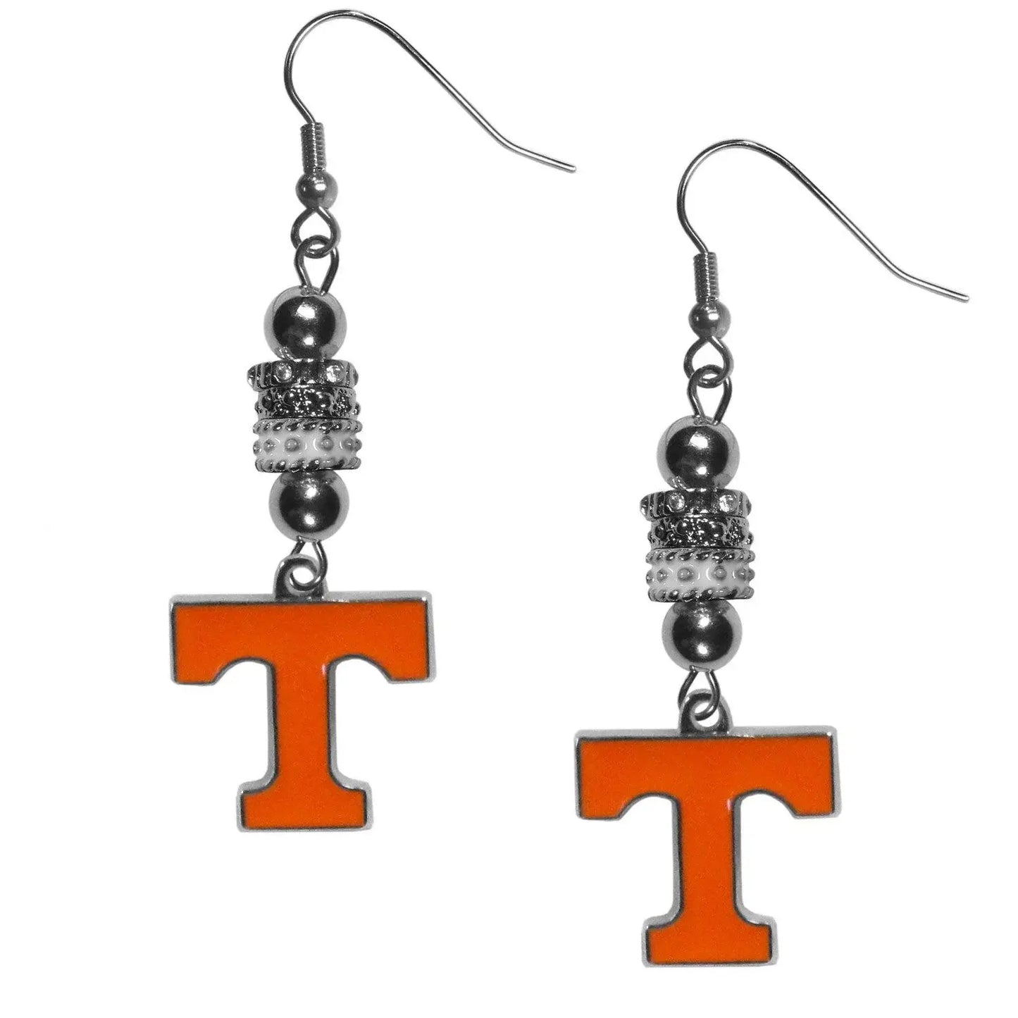 Tennessee Volunteers Euro Bead Earrings - Siskiyou Buckle - Flyclothing LLC