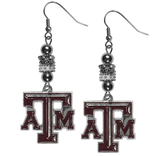 Texas A & M Aggies Euro Bead Earrings - Siskiyou Buckle