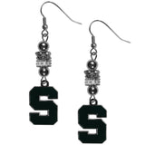 Michigan St. Spartans Euro Bead Earrings - Siskiyou Buckle