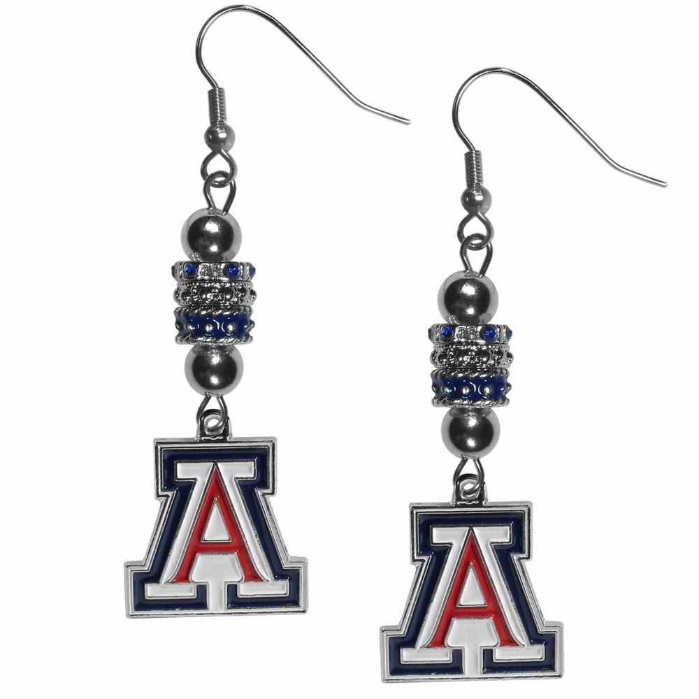 Arizona Wildcats Euro Bead Earrings - Siskiyou Buckle - Flyclothing LLC