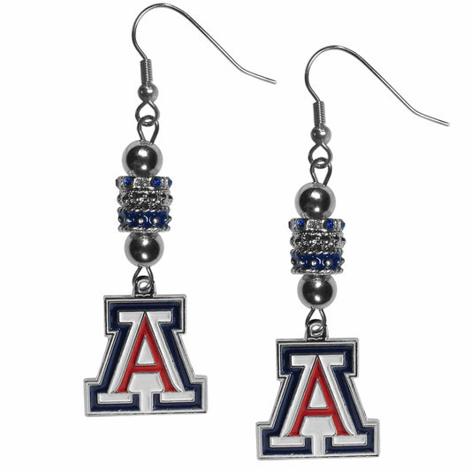 Arizona Wildcats Euro Bead Earrings - Siskiyou Buckle
