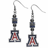 Arizona Wildcats Euro Bead Earrings - Siskiyou Buckle - Flyclothing LLC