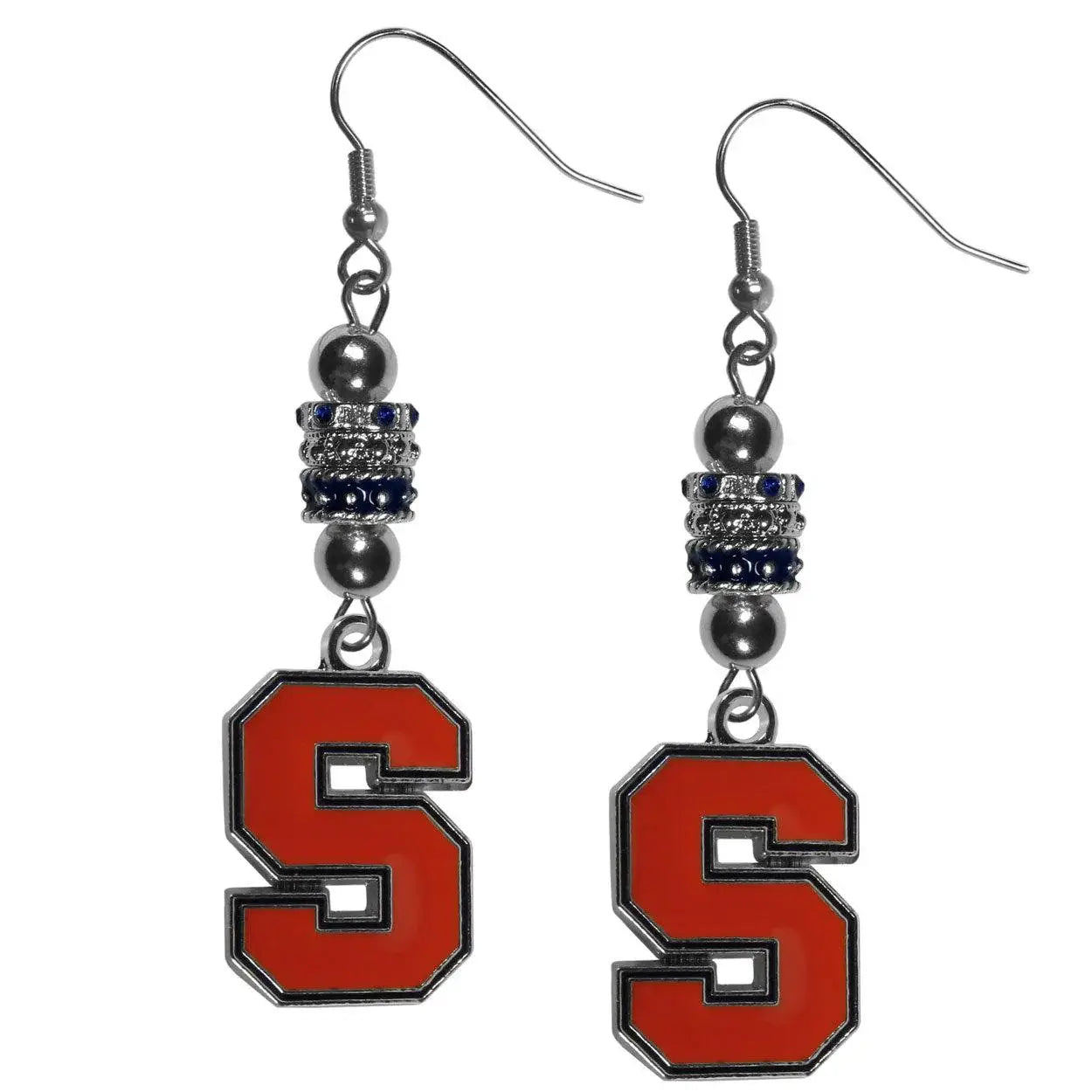 Syracuse Orange Euro Bead Earrings - Siskiyou Buckle - Flyclothing LLC