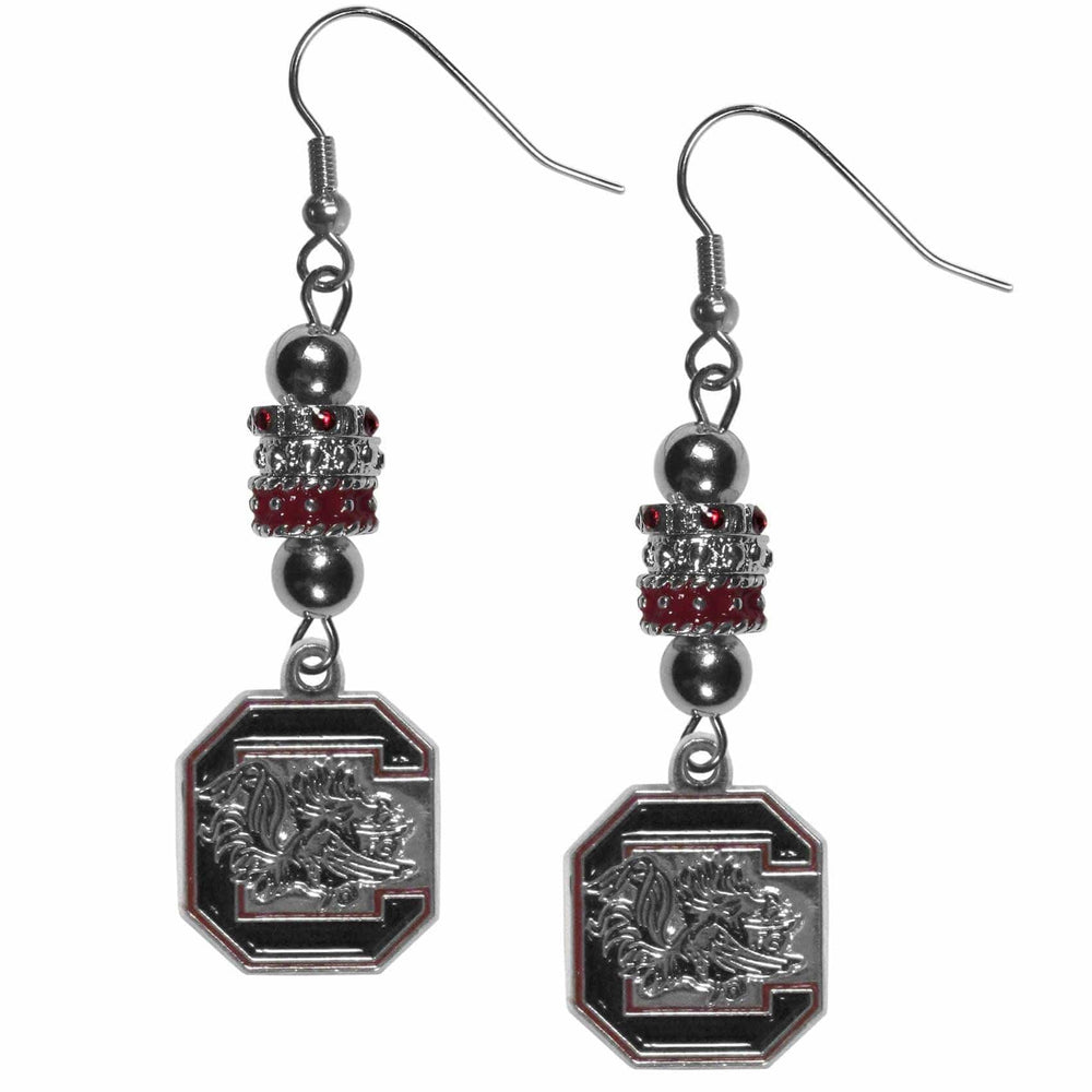 S. Carolina Gamecocks Euro Bead Earrings - Siskiyou Buckle