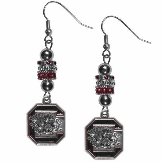 S. Carolina Gamecocks Euro Bead Earrings - Siskiyou Buckle - Flyclothing LLC