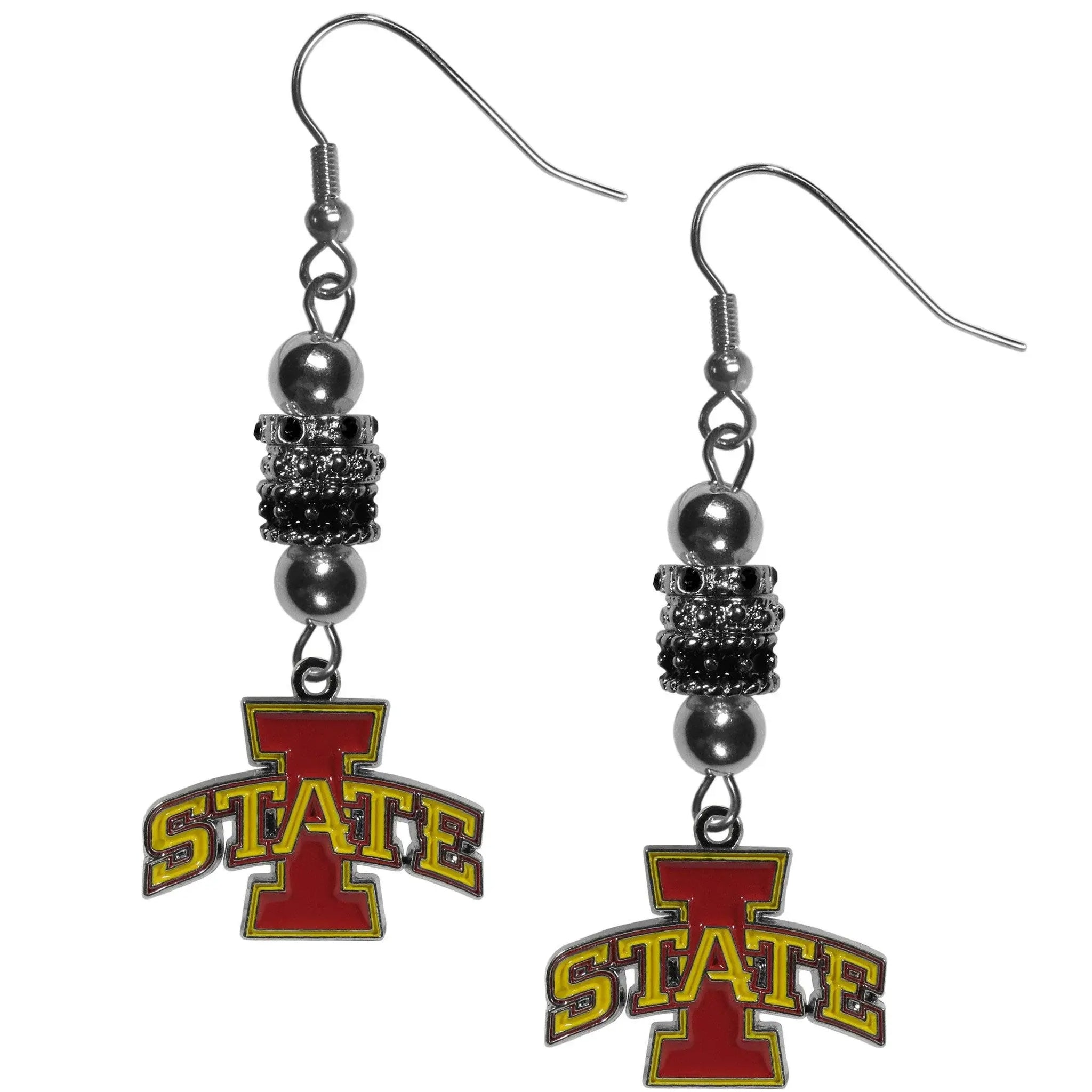 Iowa St. Cyclones Euro Bead Earrings - Siskiyou Buckle - Flyclothing LLC