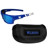 Kentucky Wildcats Edge Wrap Sunglass and Case Set - Siskiyou Buckle - Flyclothing LLC