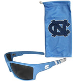N. Carolina Tar Heels Edge Wrap Sunglass and Bag Set - Siskiyou Buckle