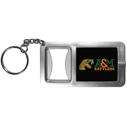 Florida A&M Rattlers Flashlight Key Chain with Bottle Opener - Flyclothing LLC