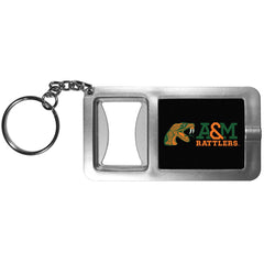 Florida A&M Rattlers Flashlight Key Chain with Bottle Opener - Siskiyou Buckle