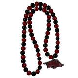 Arkansas Razorbacks Fan Bead Necklace and Bracelet Set - Siskiyou Buckle - Flyclothing LLC