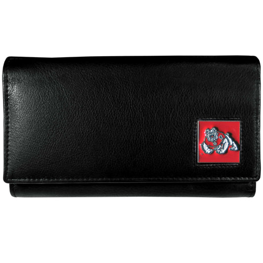 Fresno St. Bulldogs Leather Women's Wallet - Flyclothing LLC