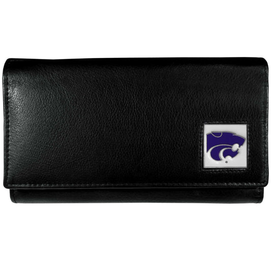 Kansas St. Wildcats Leather Women's Wallet - Siskiyou Buckle