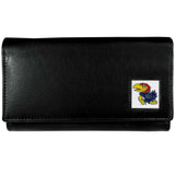 Kansas Jayhawks Leather Women's Wallet - Siskiyou Buckle
