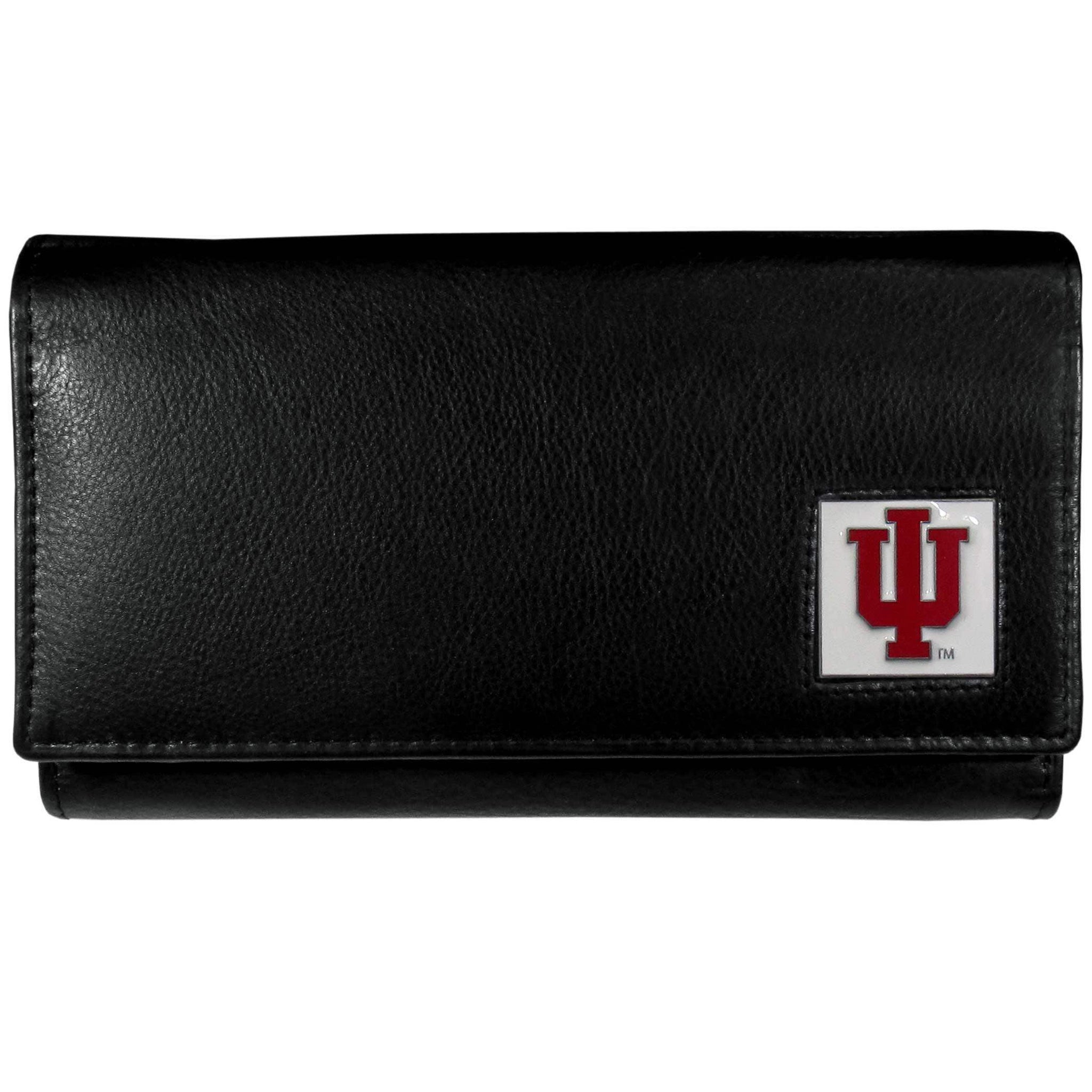 Indiana Hoosiers Leather Women's Wallet - Siskiyou Buckle - Flyclothing LLC