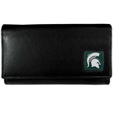 Michigan St. Spartans Leather Women's Wallet - Siskiyou Buckle