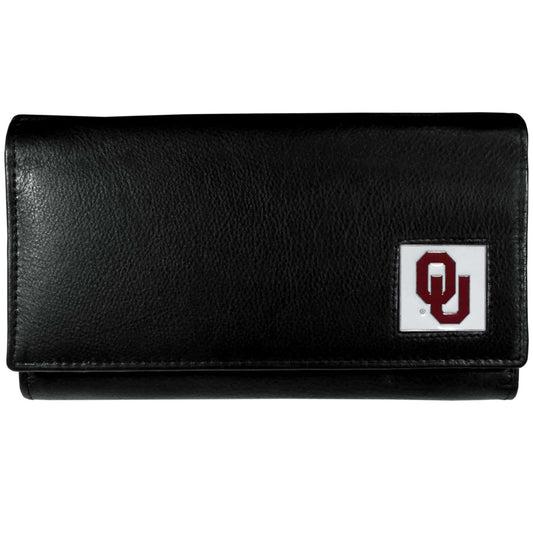 Oklahoma Sooners Leather Women's Wallet - Siskiyou Buckle - Flyclothing LLC