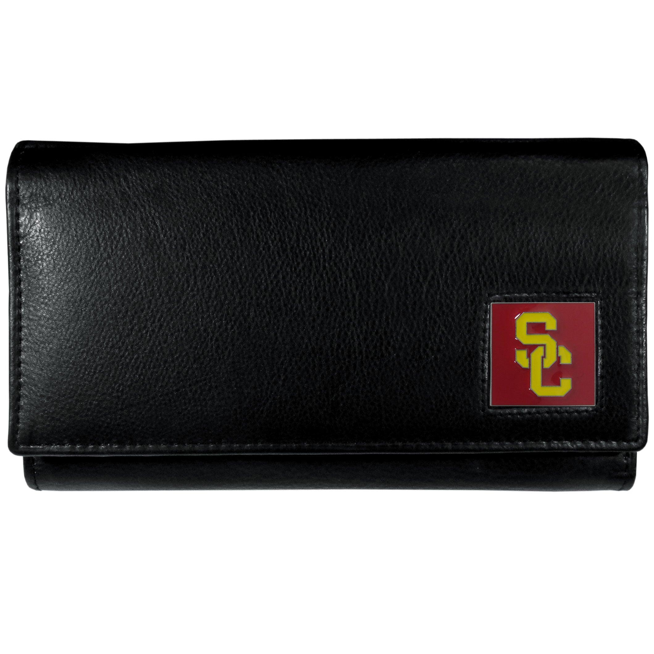 USC Trojans Leather Women's Wallet - Flyclothing LLC