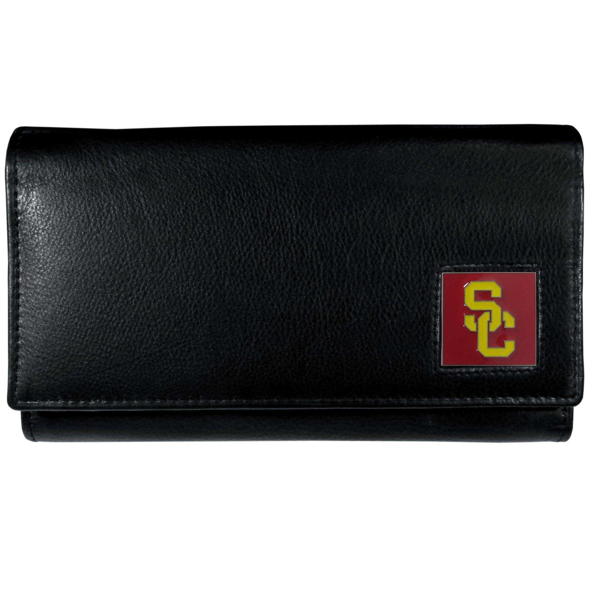 USC Trojans Leather Women's Wallet - Siskiyou Buckle - Flyclothing LLC