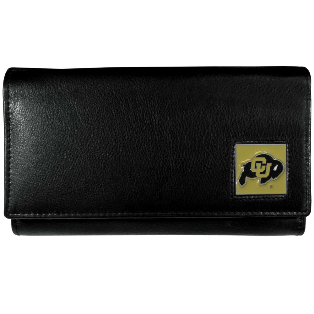 Colorado Buffaloes Leather Women's Wallet - Siskiyou Buckle