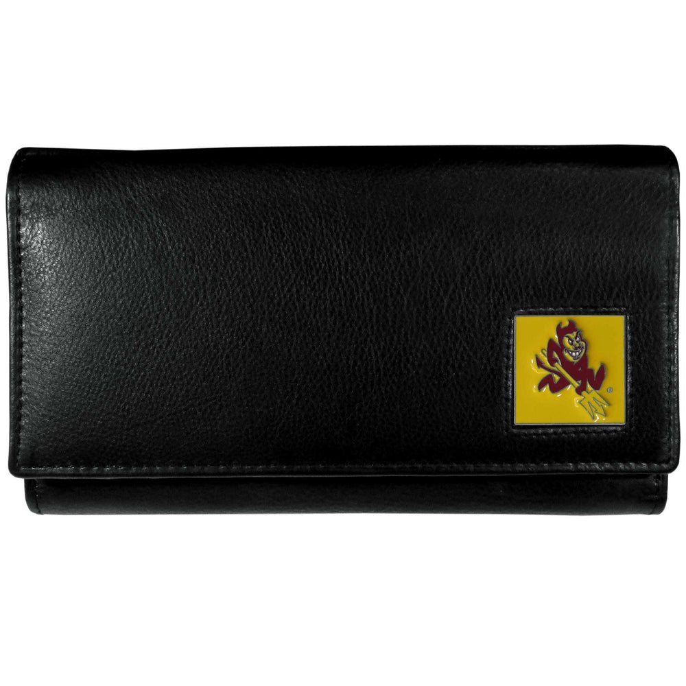 Arizona St. Sun Devils Leather Women's Wallet - Siskiyou Buckle