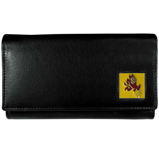 Arizona St. Sun Devils Leather Women's Wallet - Siskiyou Buckle - Flyclothing LLC