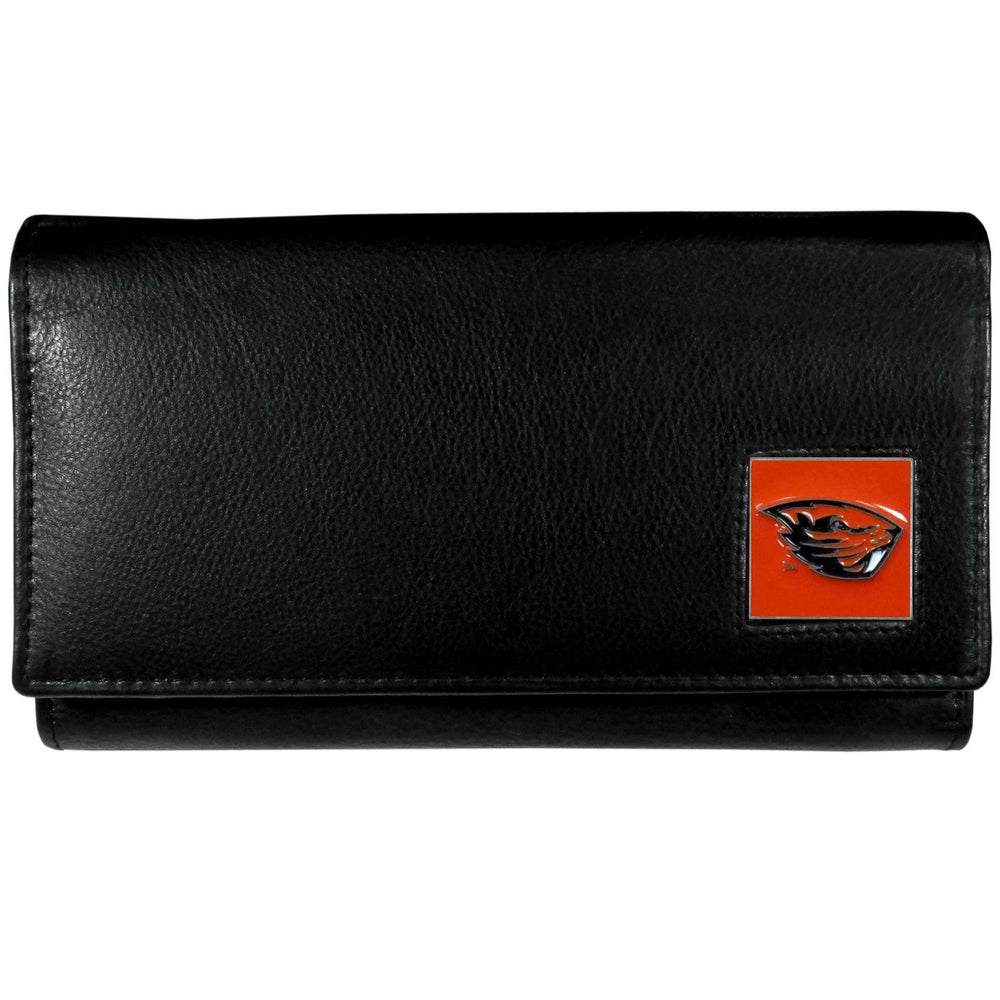Oregon St. Beavers Leather Women's Wallet - Siskiyou Buckle