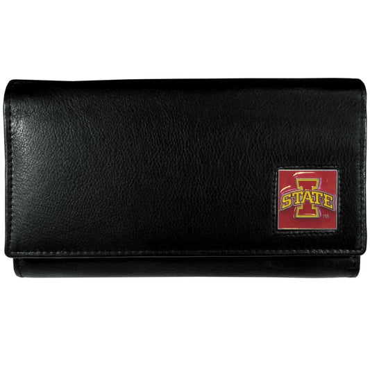 Iowa St. Cyclones Leather Women's Wallet - Siskiyou Buckle