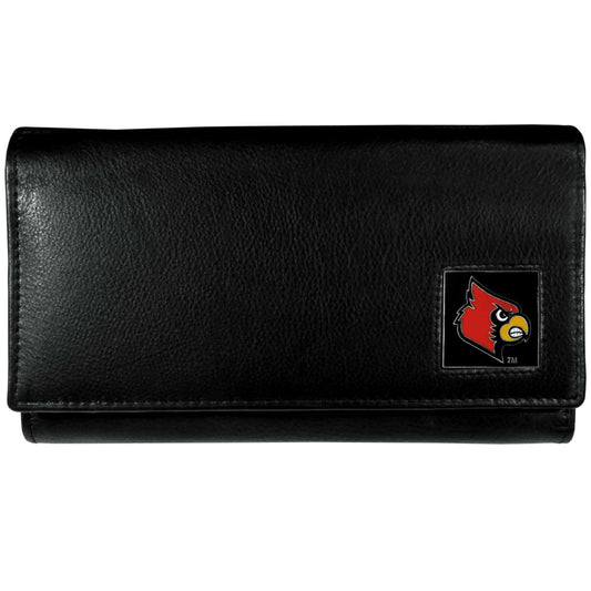 Louisville Cardinals Leather Women's Wallet - Siskiyou Buckle