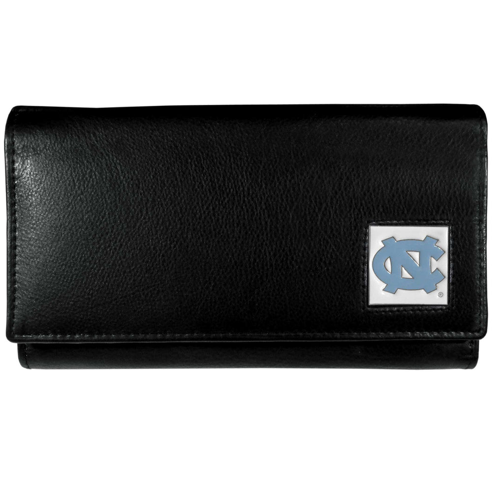 N. Carolina Tar Heels Leather Women's Wallet - Siskiyou Buckle