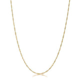 18 Inch Gold Twisted Chain - JGI - Flyclothing LLC