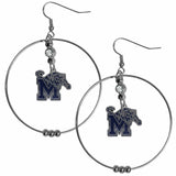Memphis Tigers 2 Inch Hoop Earrings - Siskiyou Buckle