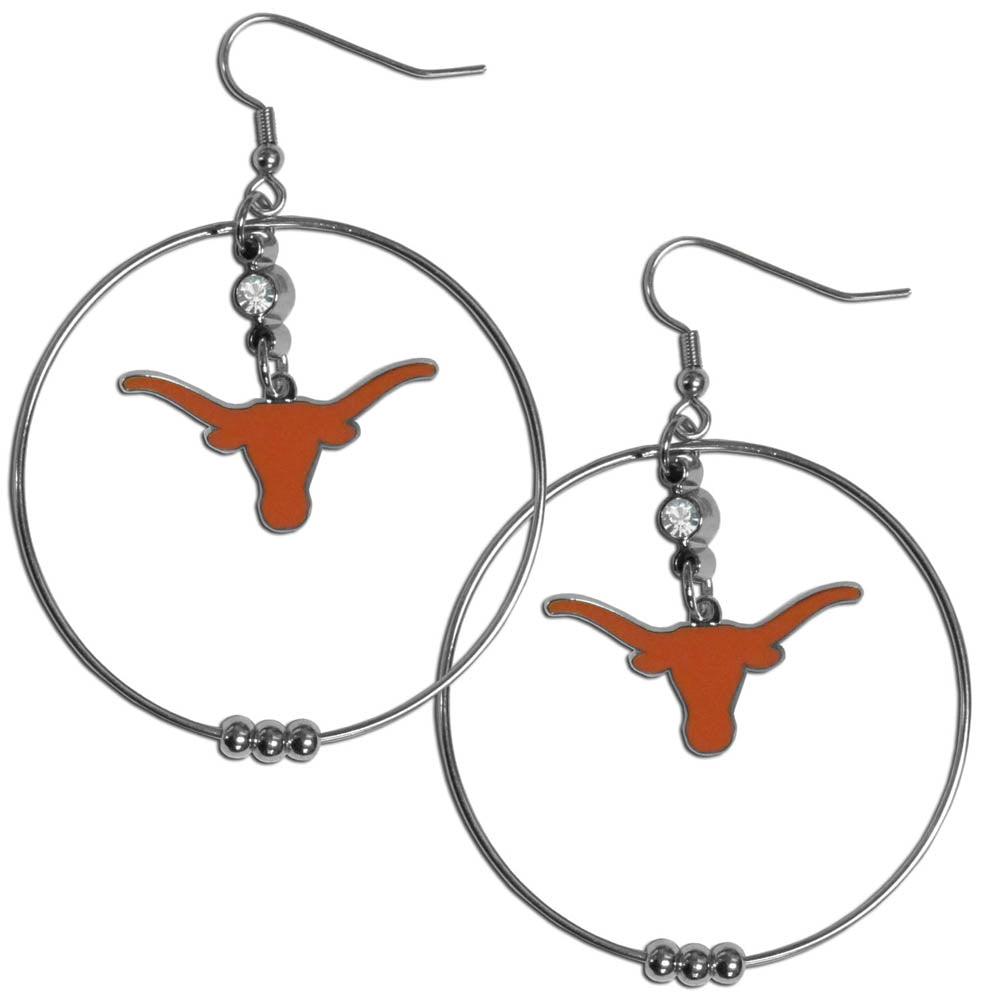 Texas Longhorns 2 Inch Hoop Earrings - Flyclothing LLC
