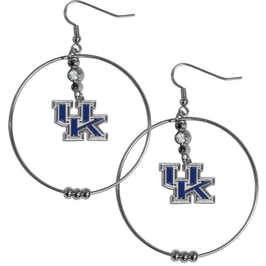 Kentucky Wildcats 2 Inch Hoop Earrings - Siskiyou Buckle - Flyclothing LLC