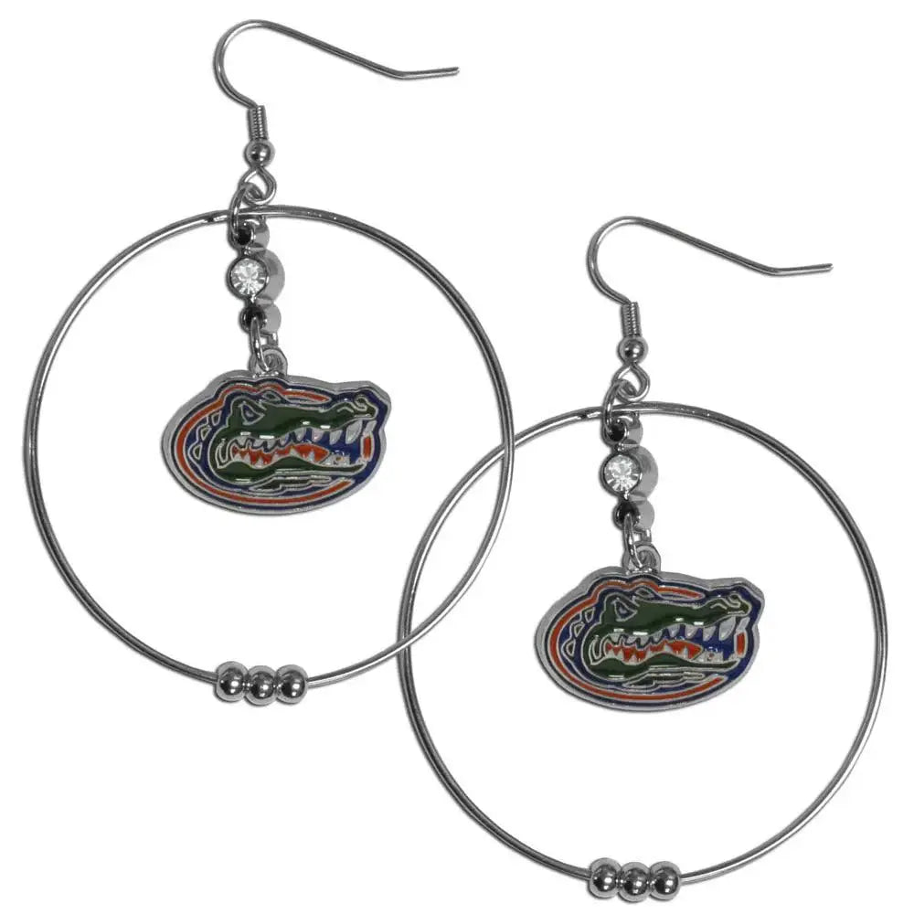 Florida Gators 2 Inch Hoop Earrings - Siskiyou Buckle - Flyclothing LLC