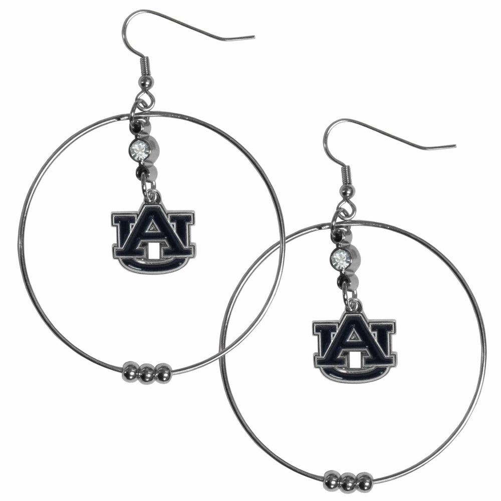 Auburn Tigers 2 Inch Hoop Earrings - Siskiyou Buckle