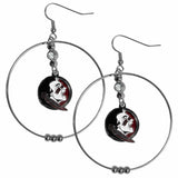Florida St. Seminoles 2 Inch Hoop Earrings - Siskiyou Buckle - Flyclothing LLC