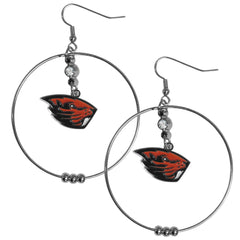 Oregon St. Beavers 2 Inch Hoop Earrings - Flyclothing LLC