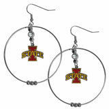 Iowa St. Cyclones 2 Inch Hoop Earrings - Siskiyou Buckle - Flyclothing LLC