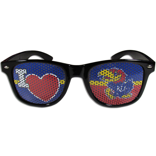 Kansas Jayhawks I Heart Game Day Shades - Siskiyou Buckle