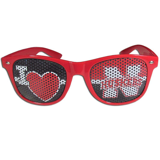 Nebraska Cornhuskers I Heart Game Day Shades - Siskiyou Buckle