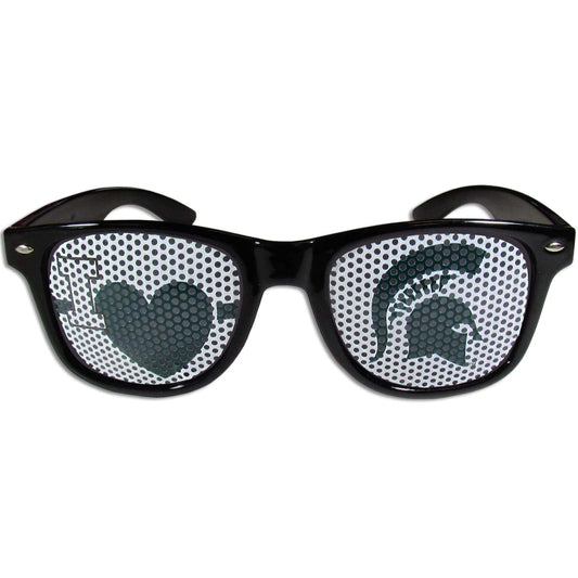 Michigan St. Spartans I Heart Game Day Shades - Siskiyou Buckle